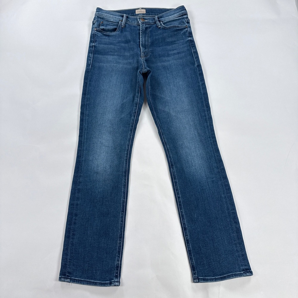 Mother Womens Jeans 27 Blue The Mid Rise Dazzler Ankle Sweet and Sassy Stretch